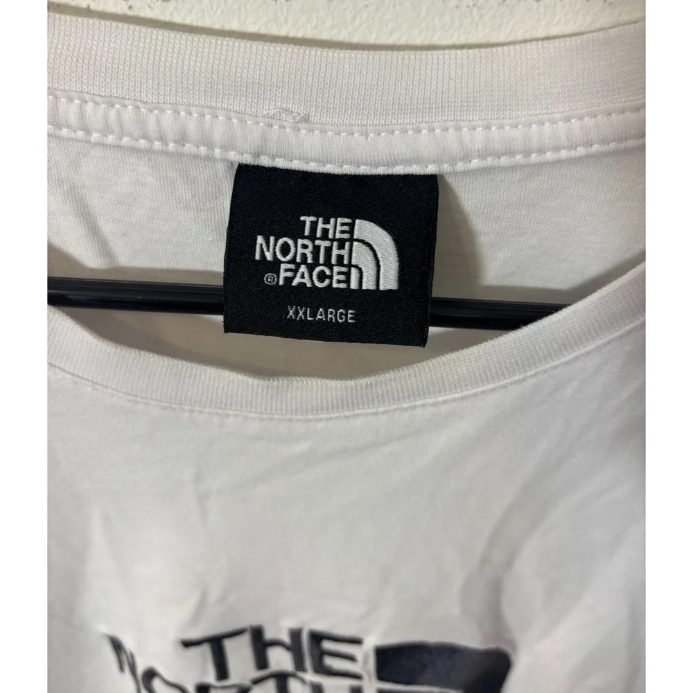 The North Face Men's XXL T-Shirt White Embroidered